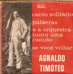 Agnaldo Timóteo - Canto Solitário (7", EP, Mono, San) (Near Mint (NM or M-))